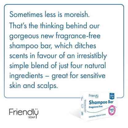 Fragrance Free Shampoo Bar - Eco Friendly