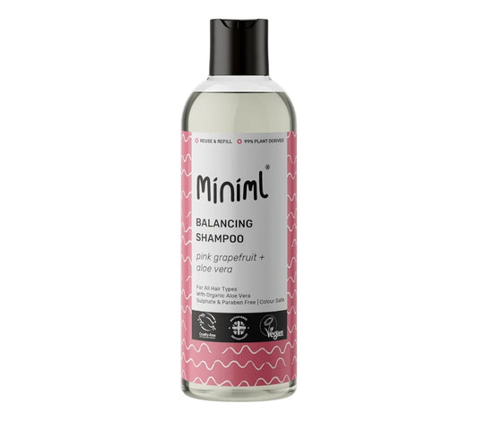 Miniml Natural Hair Shampoo Eco Friendly – 500ml Pink Grapefruit & Aloe Vera