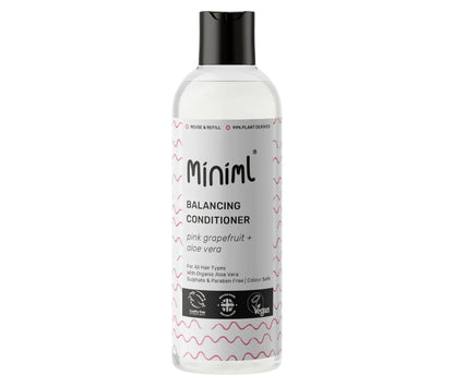 Miniml Natural Hair Conditioner Eco Friendly - 500ml Pink Grapefruit & Aloe Vera